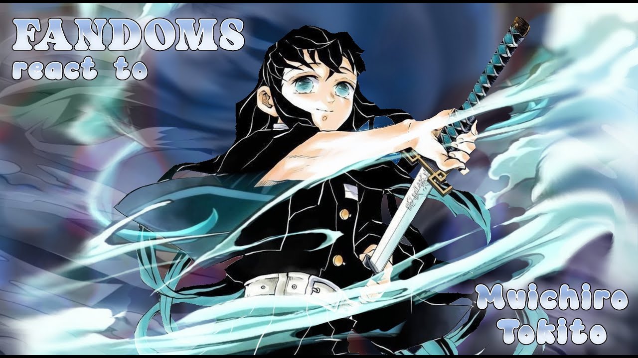 Fandoms react to Demon Slayer || Muichiro Tokito | 2/5 || by Himari | gacha club