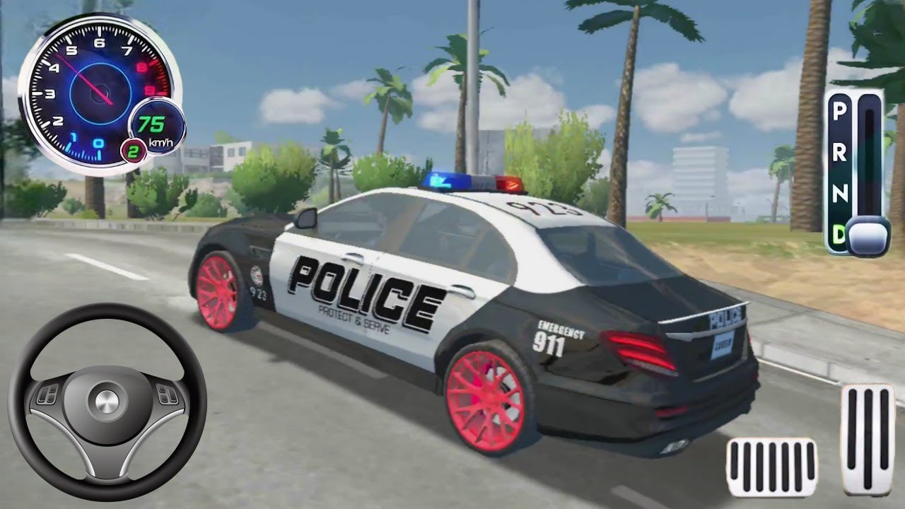ألعاب سيارات الشرطة محاكي قيادة سيارة شرطه حقيقية - العاب سييارات للاندرويد POLICE CAR SIMULATOR 3D