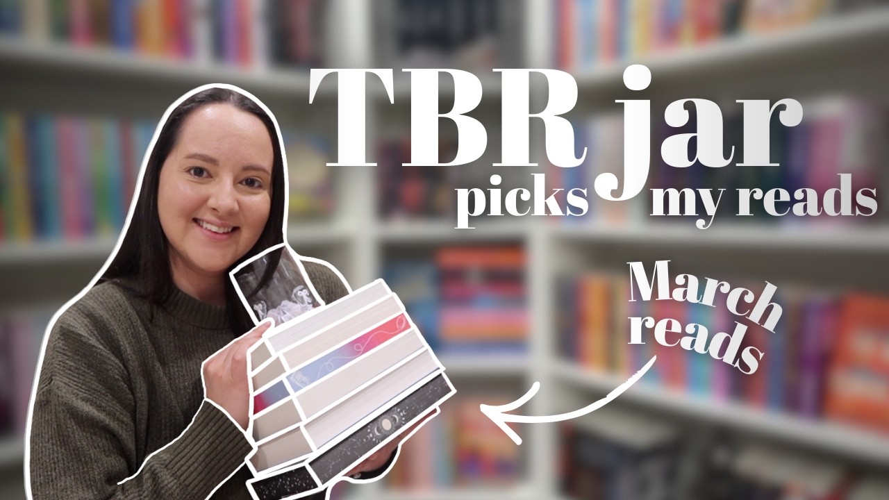 TBR Jar chooses my March reads 🍀📚 | tbr prompts ✨ | monthly reading 📚