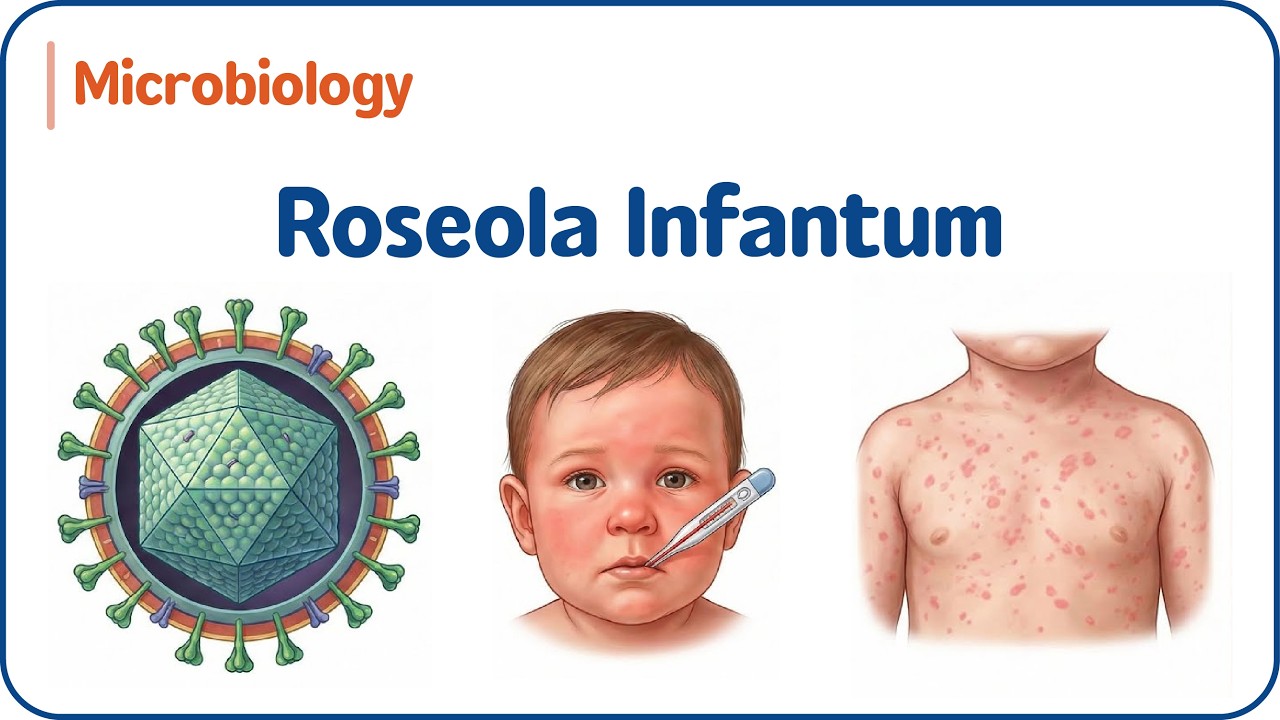 14. Roseola Infantum 🌸🦠 ​​​​| Patofizjologia HHV-6 i HHV-7 | USMLE Krok 1 👶🔥