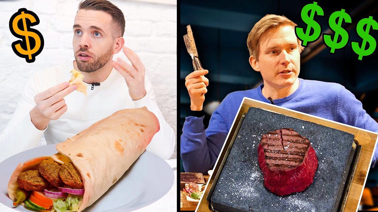 Best&auml;ller de dyraste & billigaste r&auml;tterna p&aring; olika restauranger