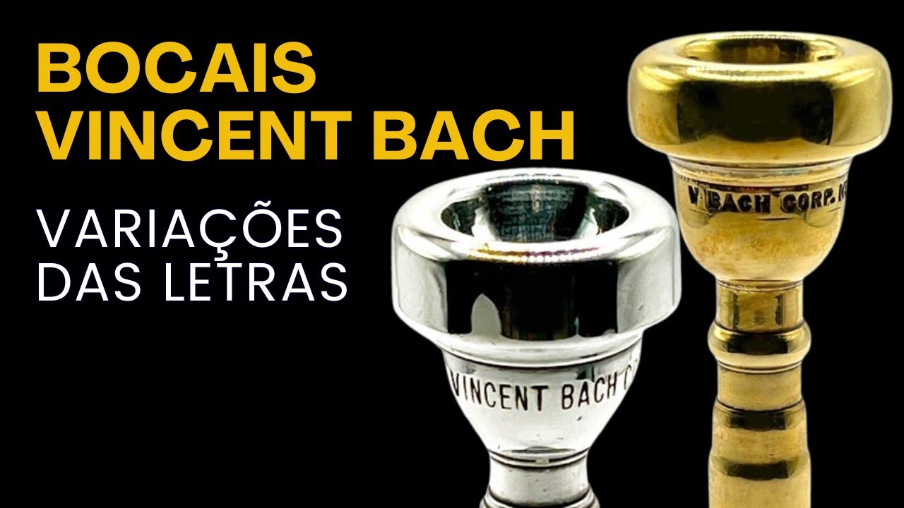 BOCAIS VINCENT BACH - VARIAÇÕES DE ESCRITA