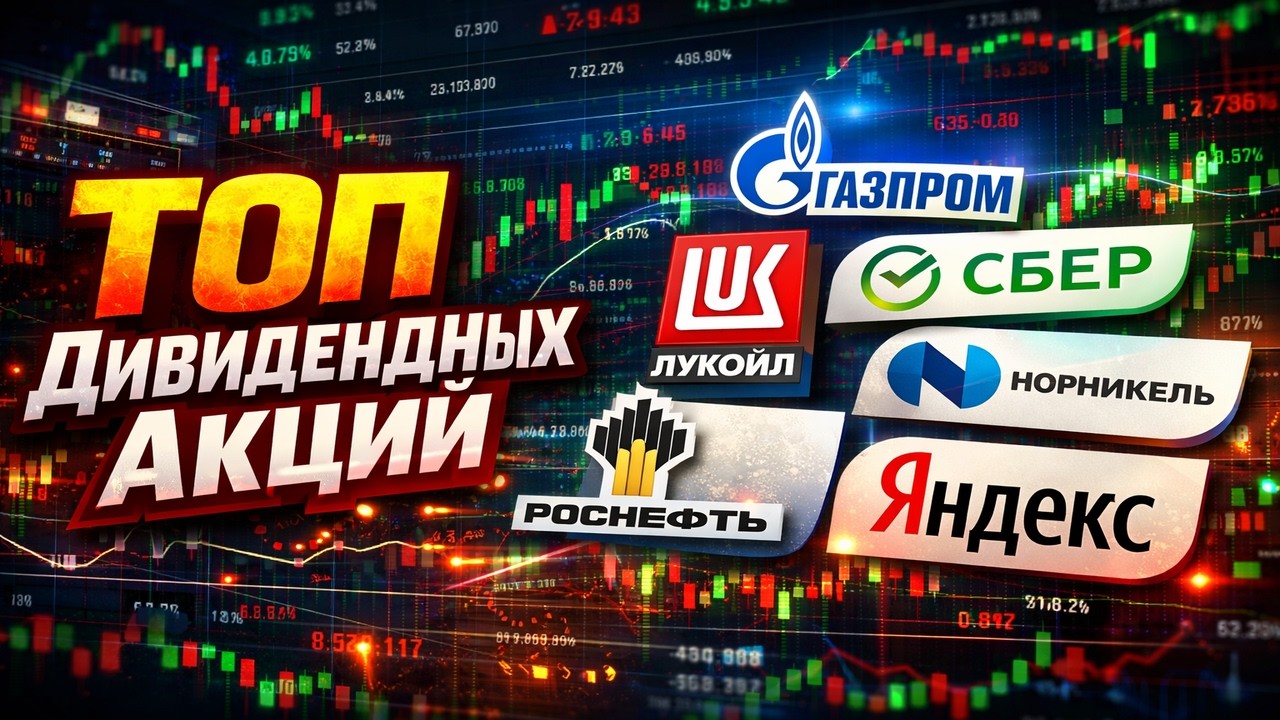 ТОП ДИВИДЕНДНЫХ АКЦИЙ 🔥 ОТ КВАЛИФИЦИРОВАННОГО ИНВЕСТОРА С 50 ЛЕТНИМ СТАЖЕМ! 💀