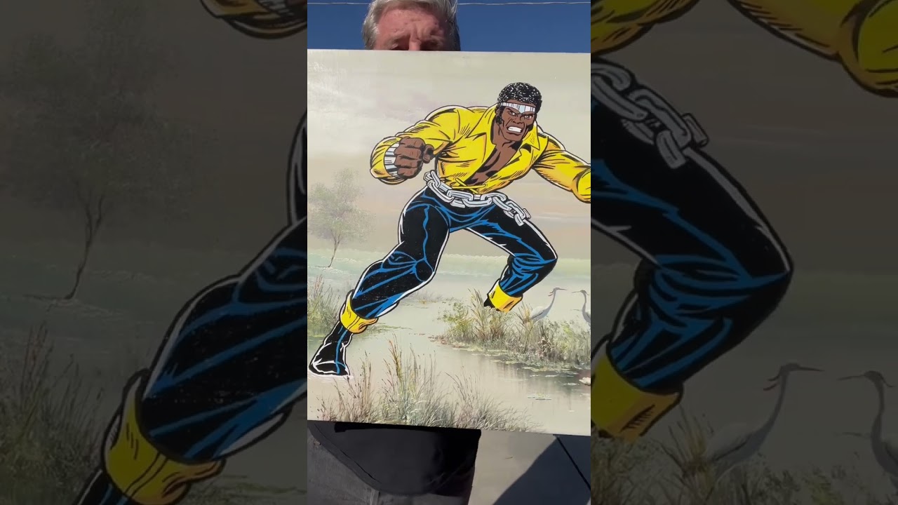 Sweet Christmas! Luke Cage repurposed art
