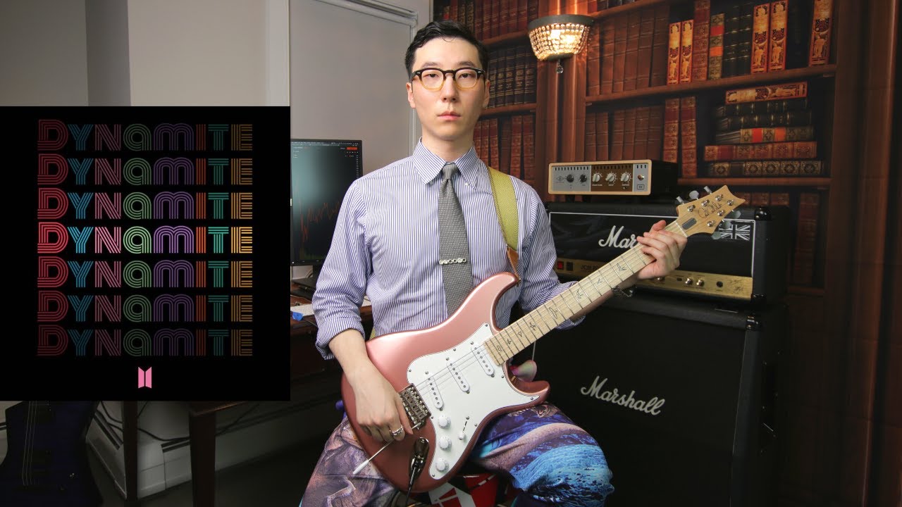 Dynamite - BTS(방탄소년단) on guitar.
