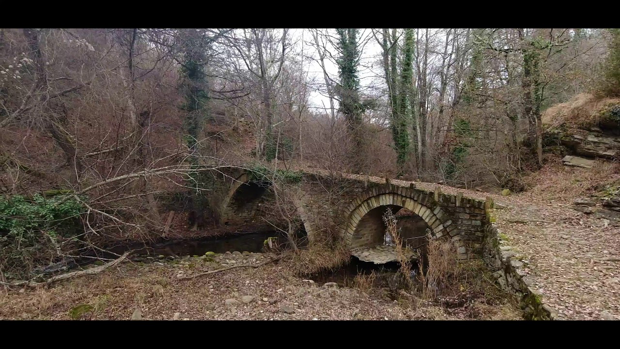 Χειμώνας  Στην Πραμόρτσα στο Γεφύρι του Ντέρη  Πεντάλοφος Βοΐου