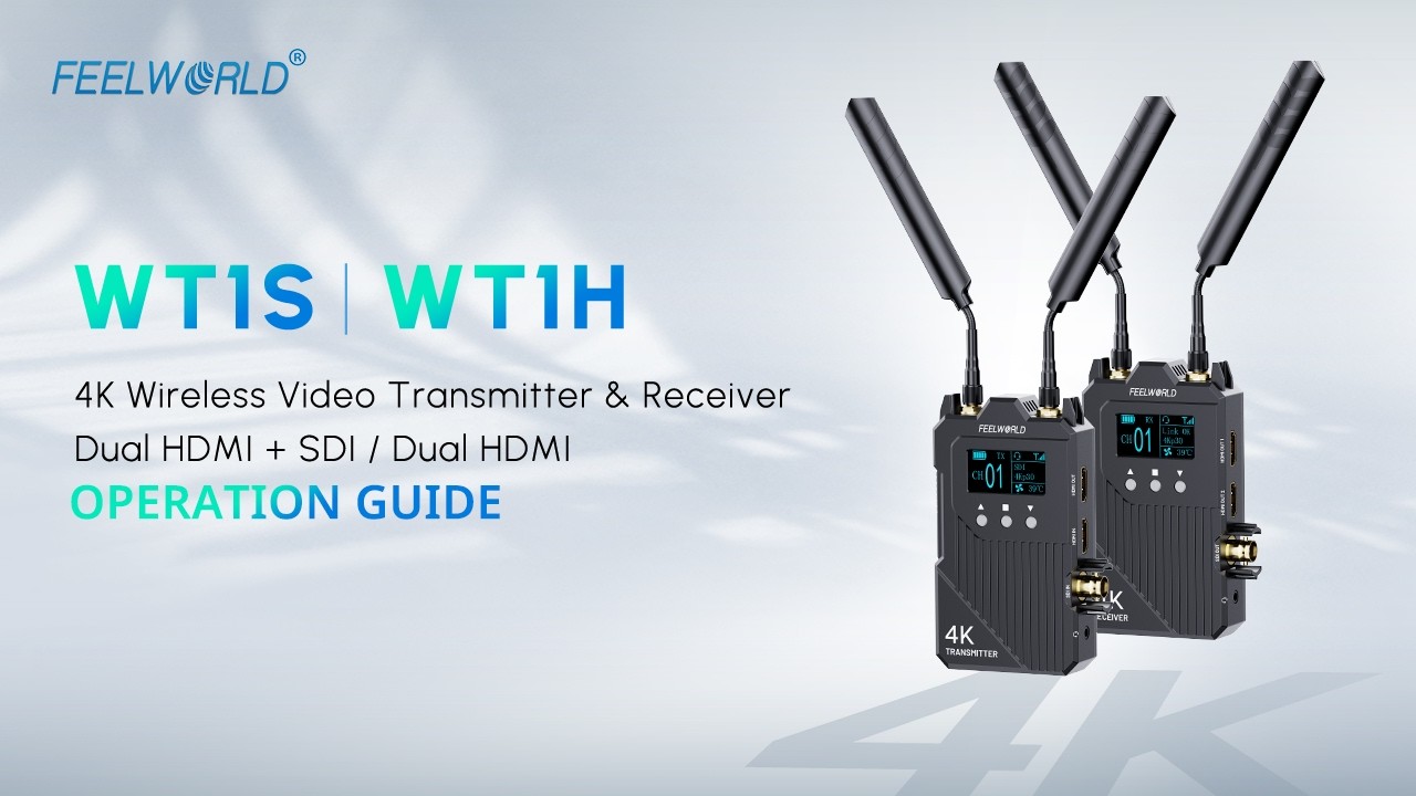 Учебное пособие по беспроводной видеосистеме FEELWORLD WT1H/S | Полное руководство по эксплуатации
