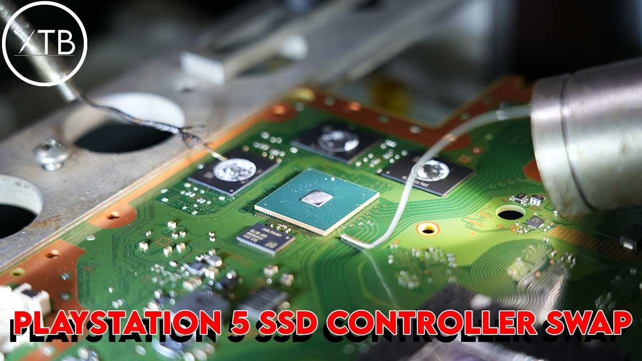 PS5 издает звуковой сигнал, а затем выключается — попытка замены контроллера на SSD.