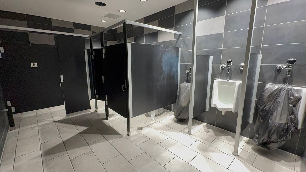 American Standard Madera Toilet Flush | XLerator Hand Dryer | Round 1 Bowling, Santa Ana, California