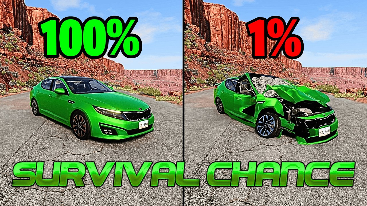Realistic Survival Chance Crashes #259 | BeamNG.drive