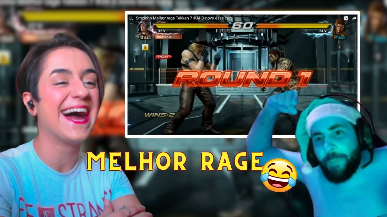 MARY JANE REACT - Smzinho Melhor rage Tekken 7 #34 D novo esse cara! #react