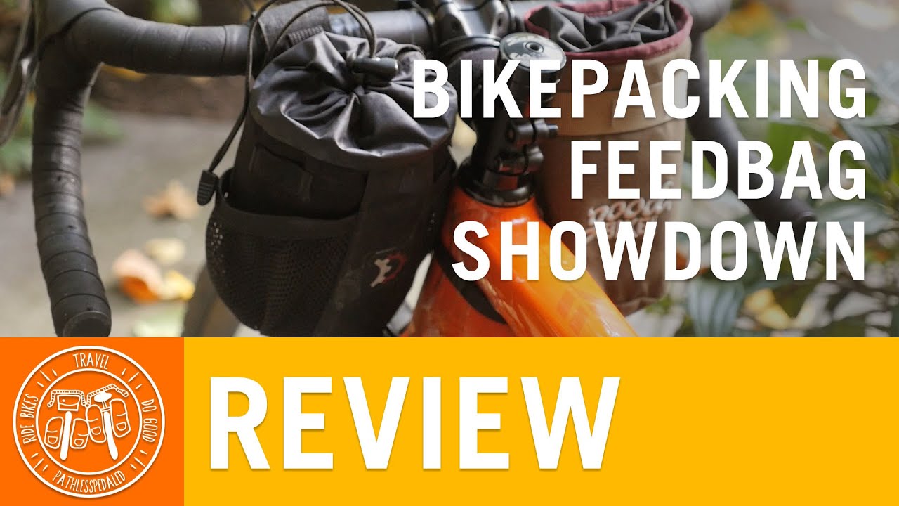 Bikepacking Feedbag Review - Revelate vs Randi Jo - Pathlesspedaled.com