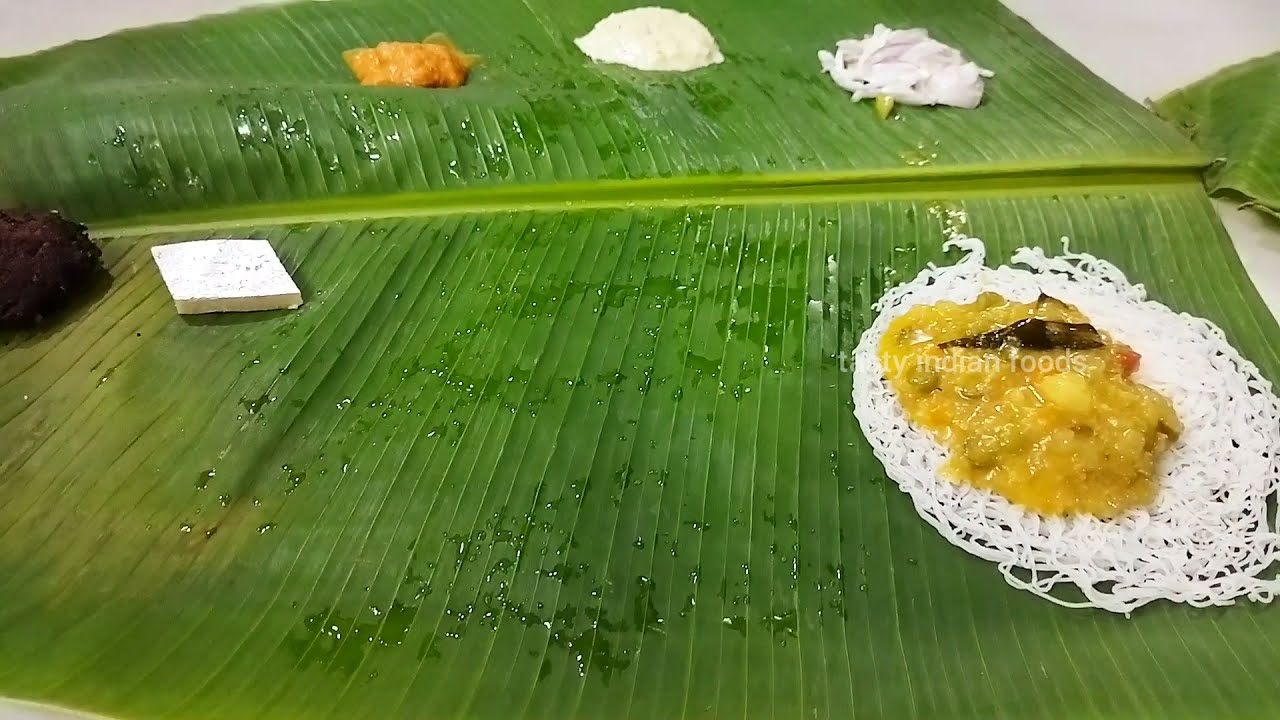 tamil nadu wedding reception food serving