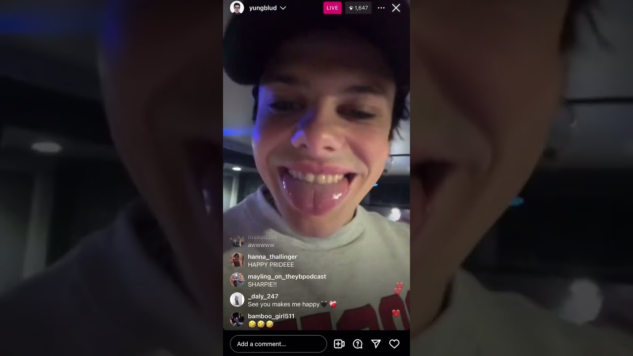 Yungblud Instagram Live | June 5th/6th, 2024