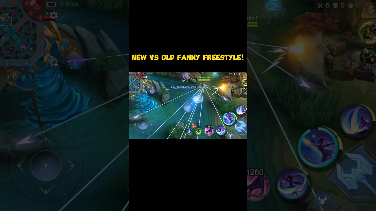 NEW VS OLD FANNY FREESTYLE! #mobilelegends #fannyplays #mlbb #fannycable #mlbbcreatorcamp #fannygod