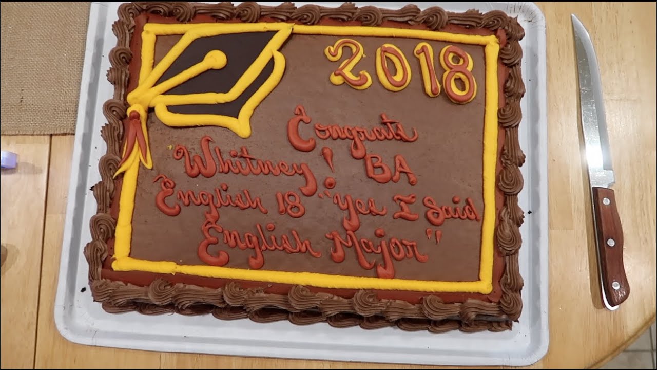 graduation dinner & costco cake | vlogmas #16