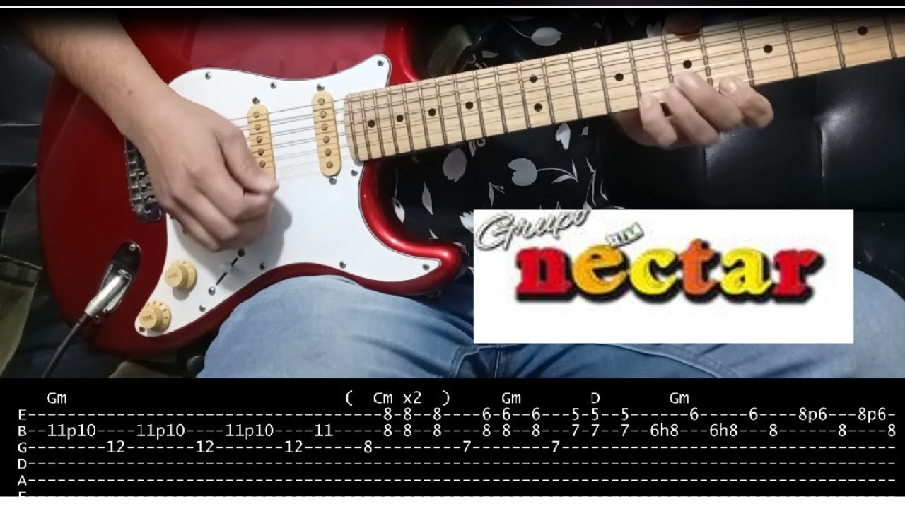 Cerveza Ron y Guinda  -Grupo Nectar cover Guitarra + tablatura🔥