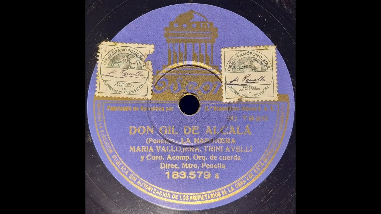 Don Gil de Alcalá - LA HABANERA - MARIA VALLOJERA, TRINI AVELLI