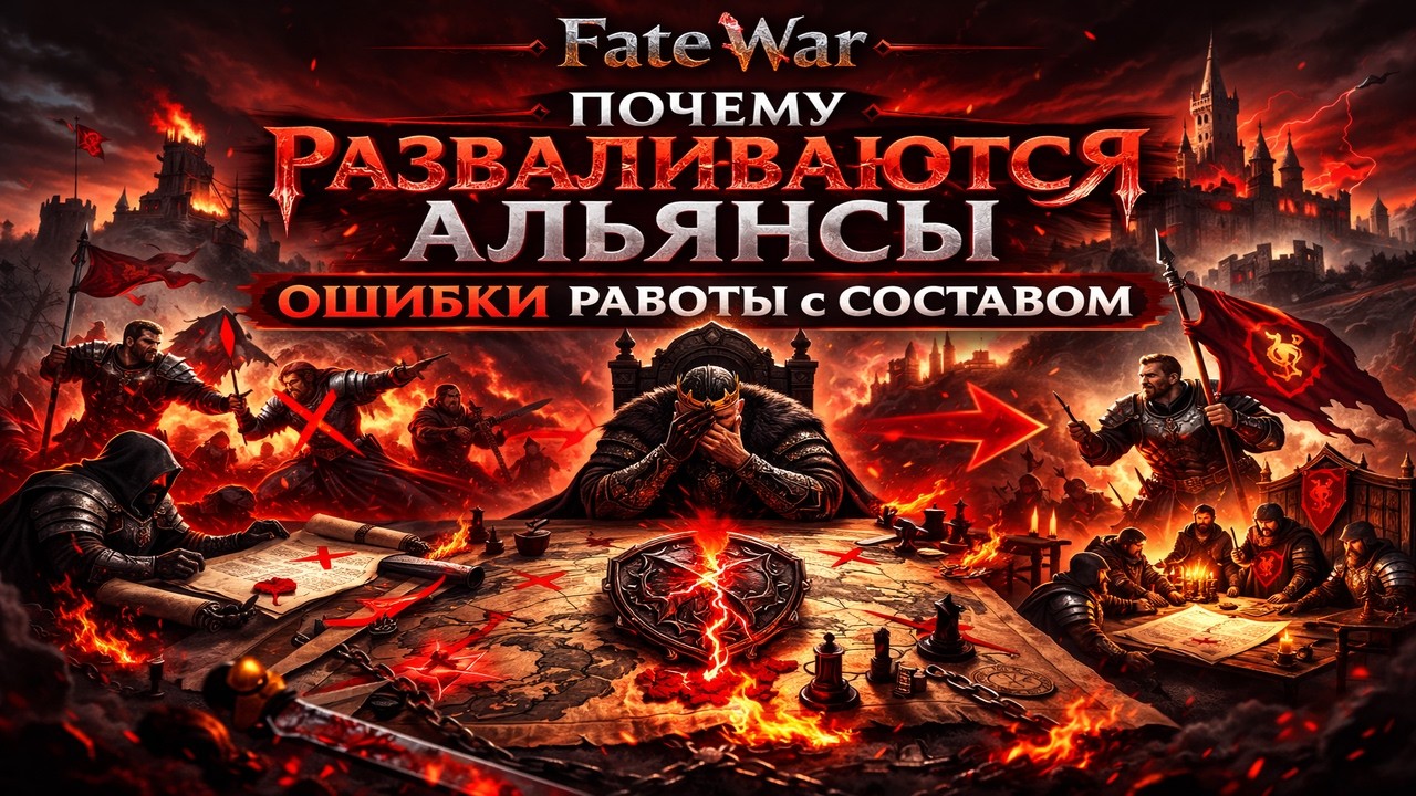 Fate War — Как Управлять Личным Составом Альянса