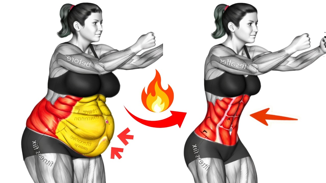 Do This Workout Every Evening ➜ Best Evening Exercise For Flat Tummy ✔ Lose Your BELLY FAT in 3 Days