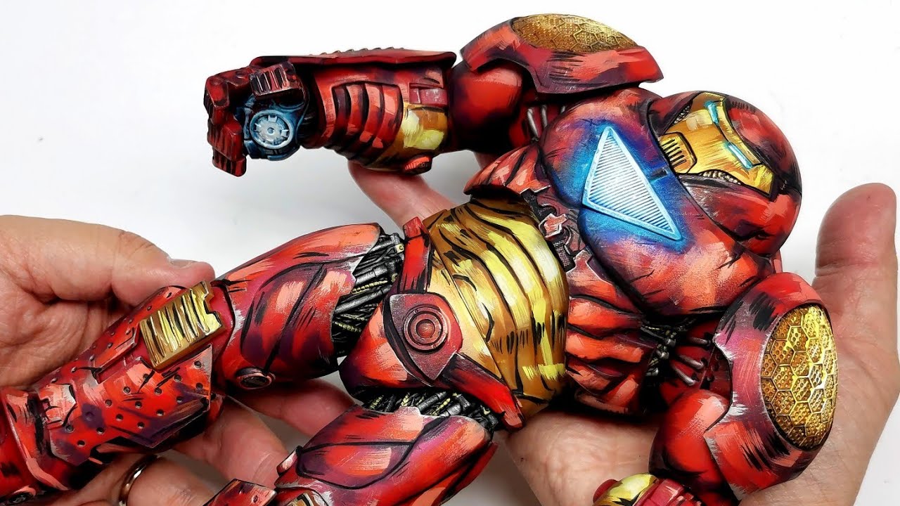 How to custom repaint: Hulkbuster Marvel Legends 85th anniversary.