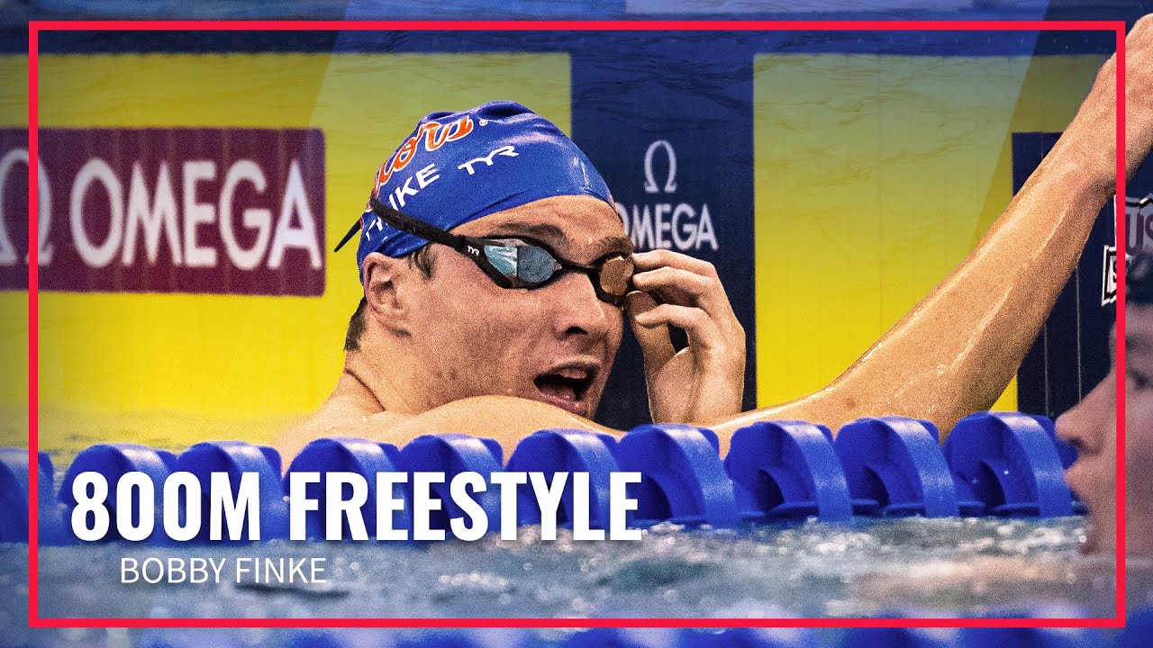 U.S. Open Record Men's 800 Freestyle | Bobby Finke, 