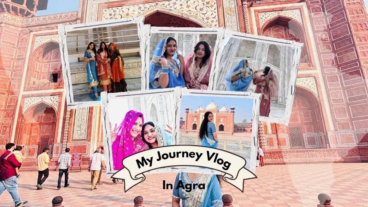 Agra the City of love ❤️|| Taj mahal vlog 😍|| must visit place✨ #agravlogs #tajmahal #trevaling 