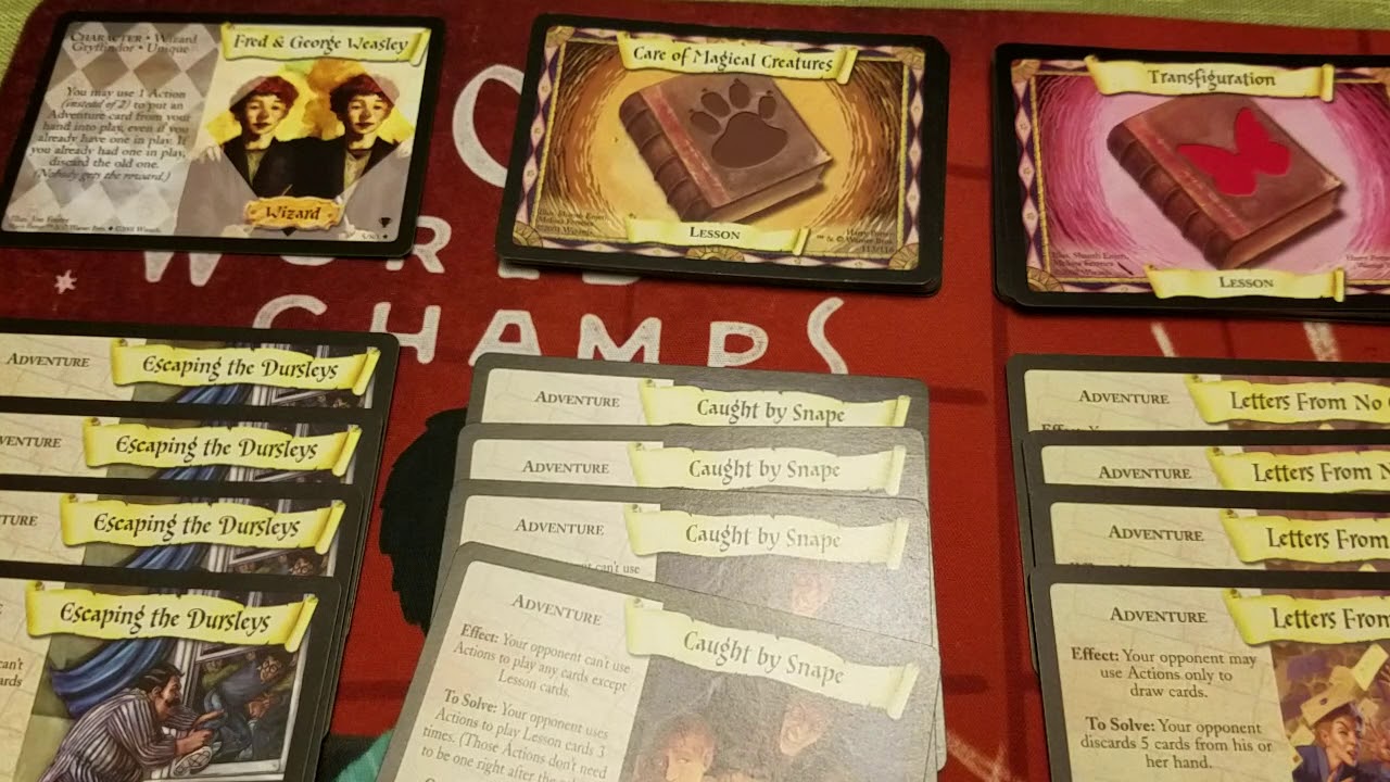 Harry Potter TCG - Deck Tech - Fred & George Adventure Prison