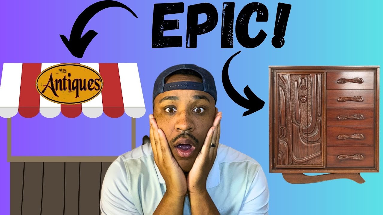 My EPIC Mid-Century Modern Furniture Booth Tour!