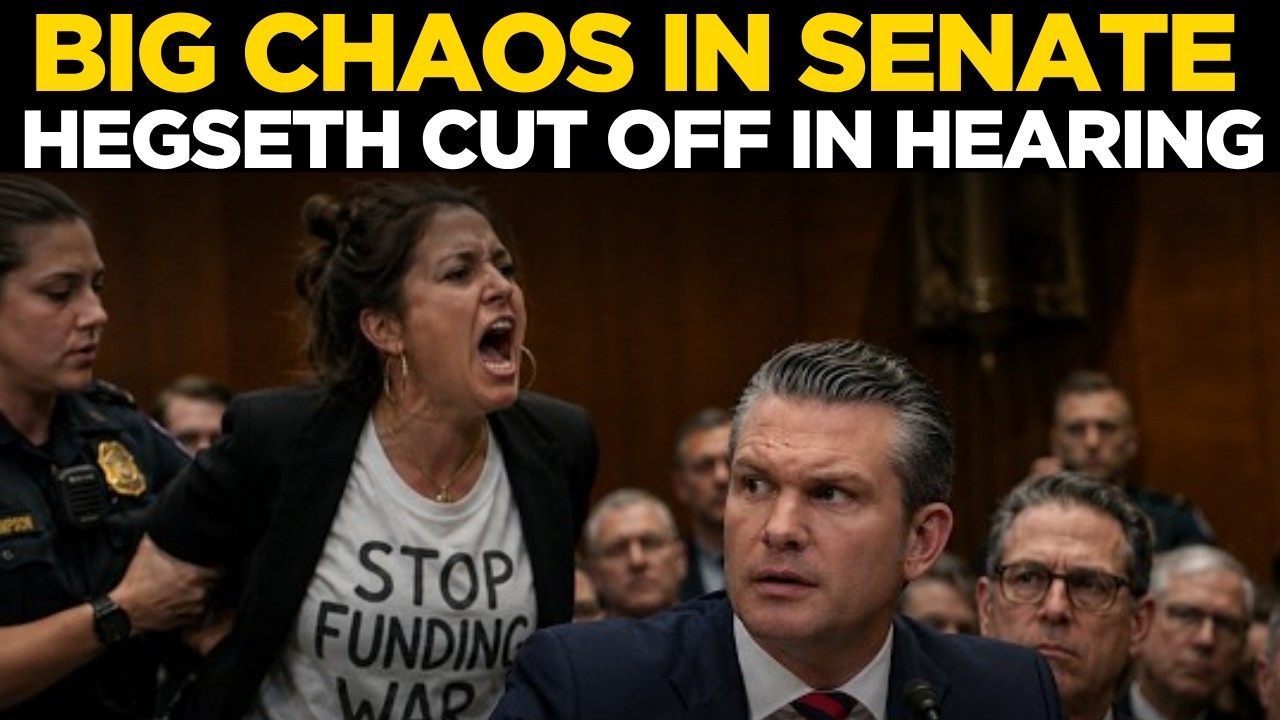 Senate Hearing LIVE | Pete Hegseth Interrupted Mid-Testimony As Chaos Breaks Out In Senate Hearing