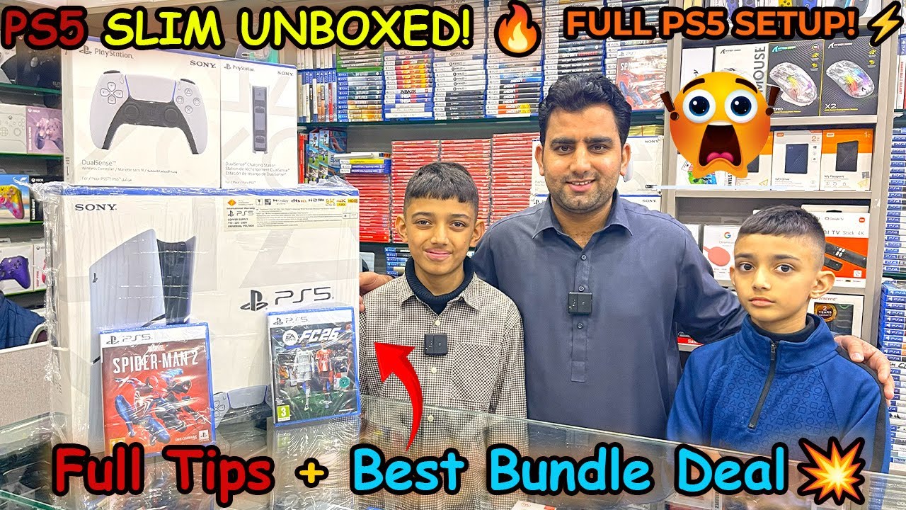 🔥 PS5 Slim Unboxing & Setup 🔓 | Full Tips About PS5 + Best Bundle Deal 💥