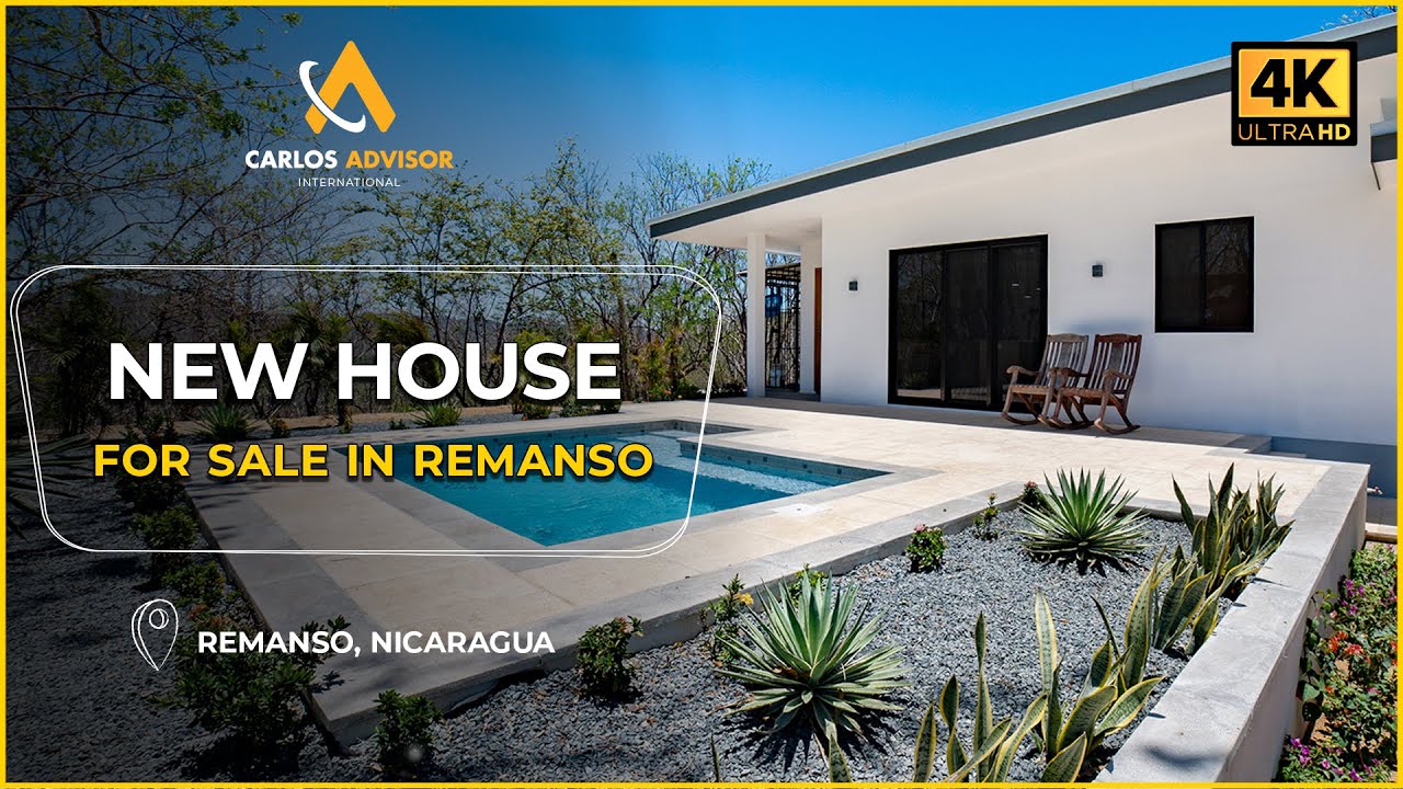 🌞 SOLD! BRAND NEW vacation house for sale at Remanso Beach in Nicaragua #22563