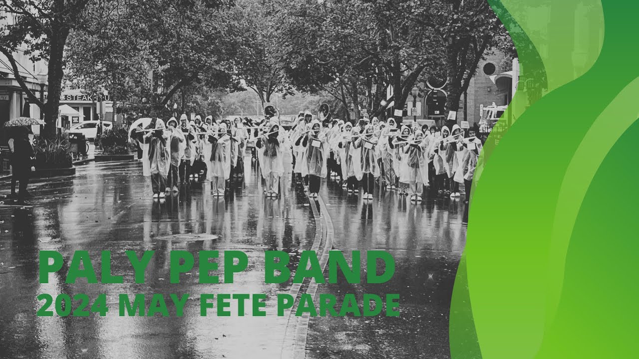 Paly Pep Band - May Fete Parade - May 4, 2024