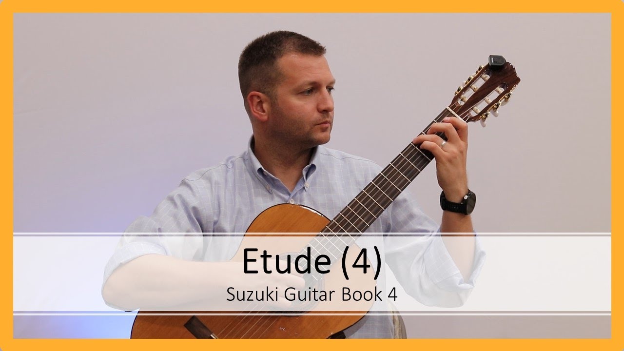 Etude (4) - Suzuki Guitar Book 4 (Drew)