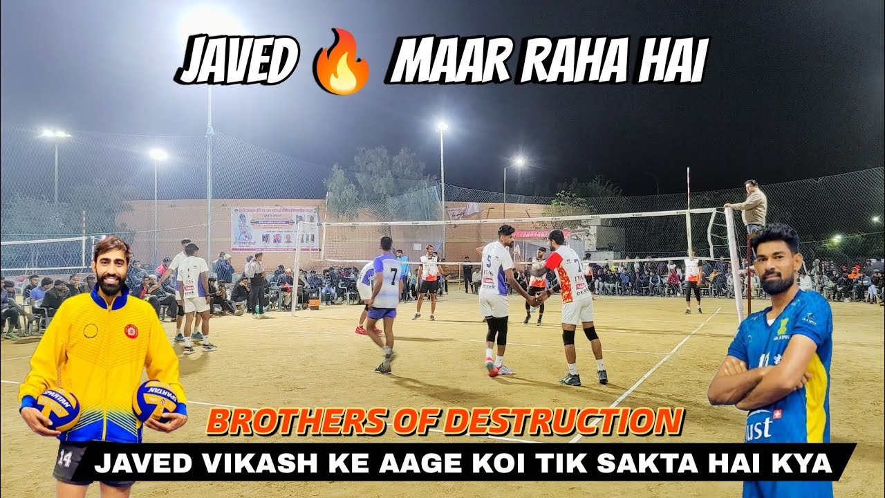Set 2 Udaipur vs Jhunjhunu Volleyball Match Senior State Rajasthan at Barmer
