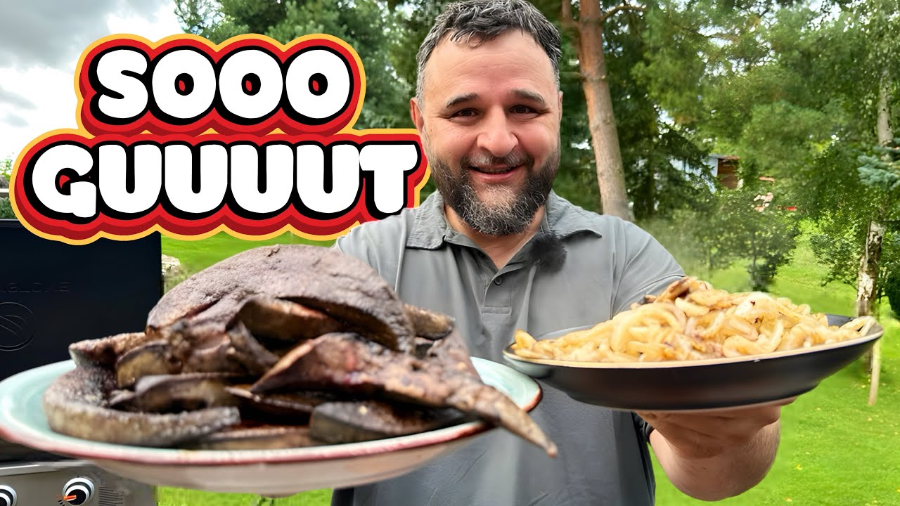 WIR GRILLEN WILDSCHWEINLEBER !!! --- Klaus grillt