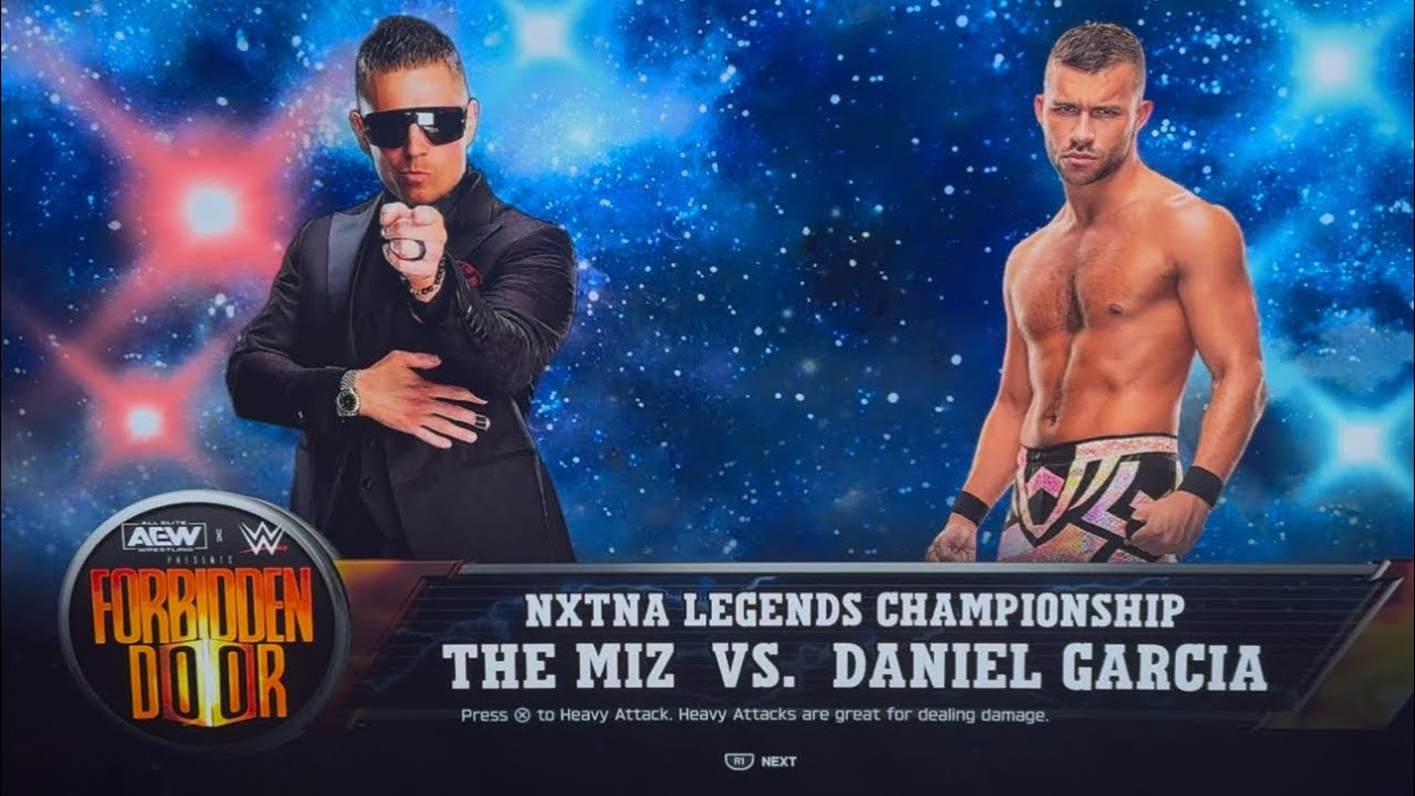 The Miz Defend His NXTNA Legends championship against Daniel Garcia