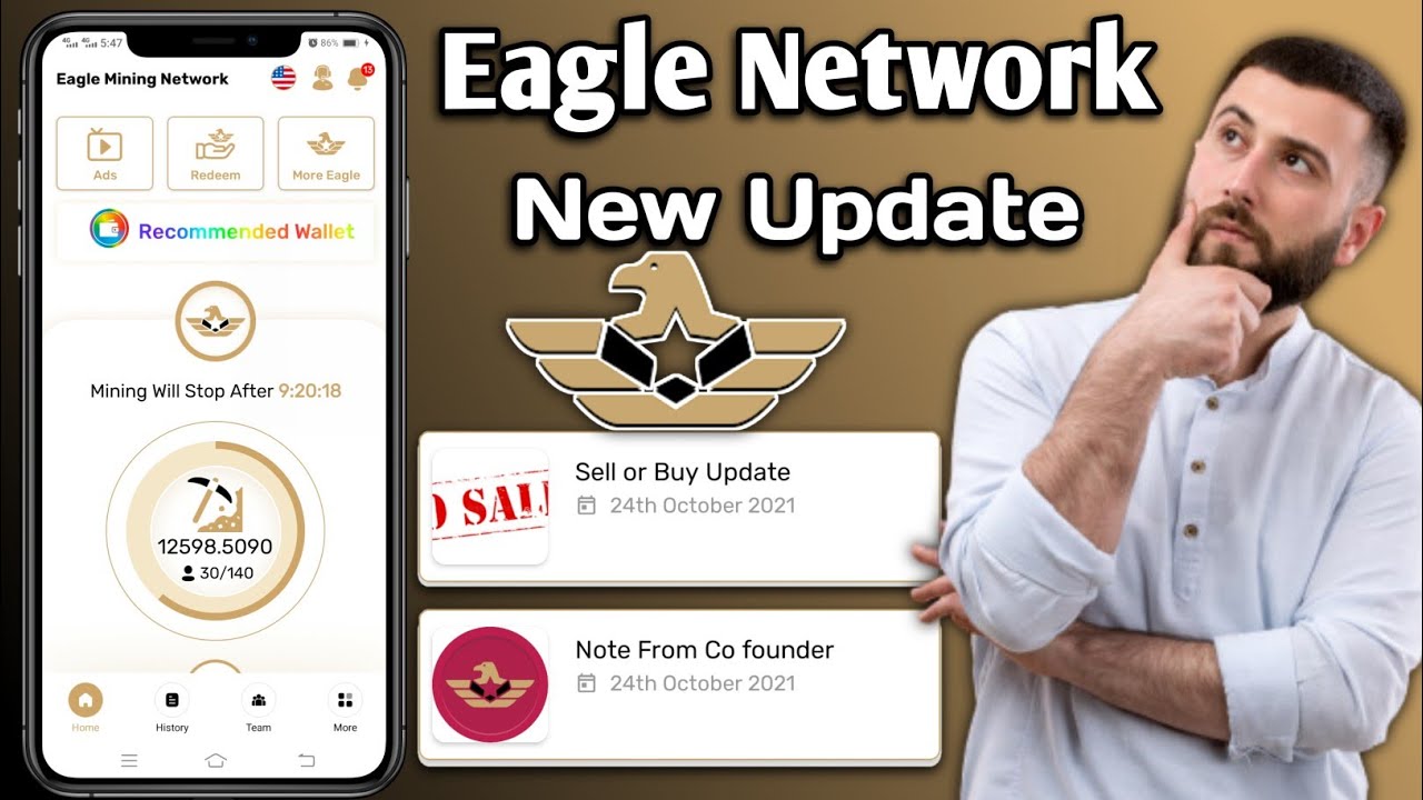 Eagle Network new update | eagle buy and sale update | eagle note from co founder