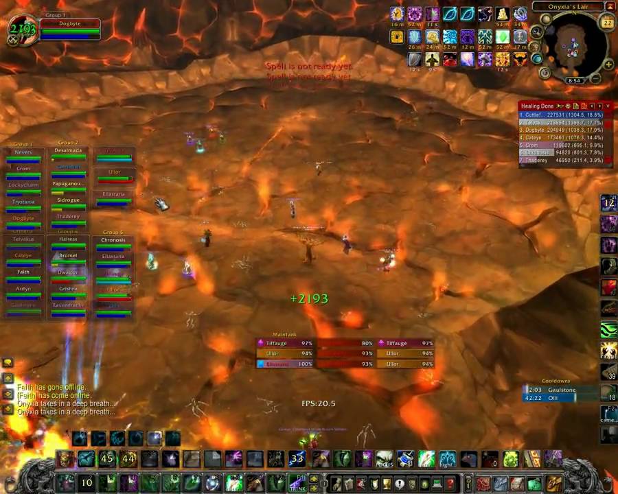 Onyxia 3.2.2  patch day (yay lag)