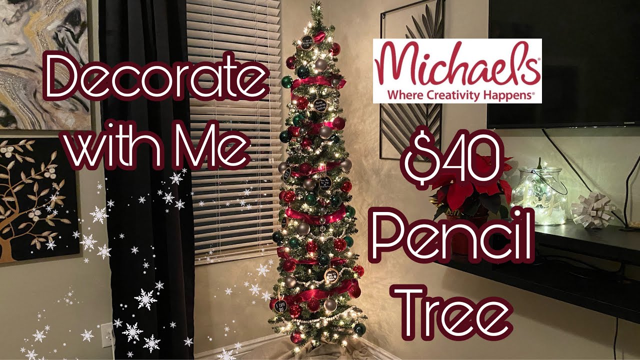 Decorate a Pencil Christmas Tree with Me