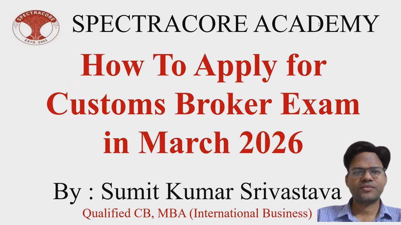 How to Apply for CBLR Customs Broker Exam in March 2026