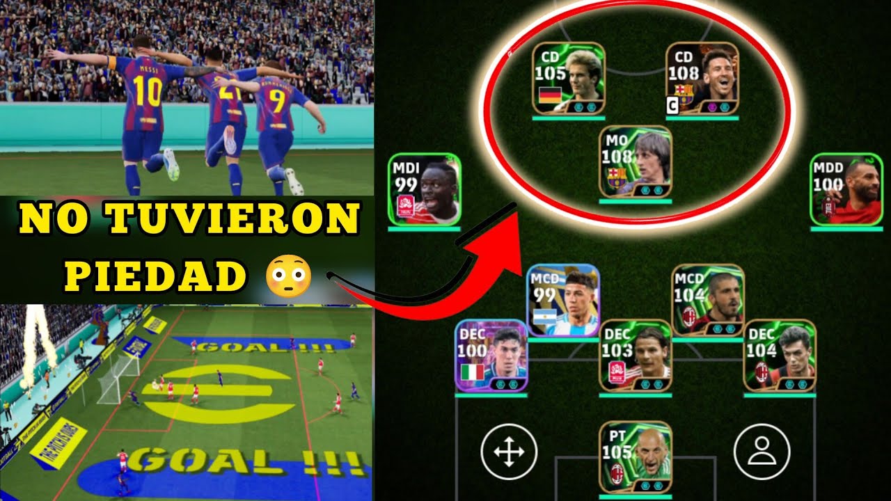 CUANDO ESTE TRIDENTE SE SUELTA… EL RIVAL NO SOBREVIVE 🔥 | eFootball Mobile