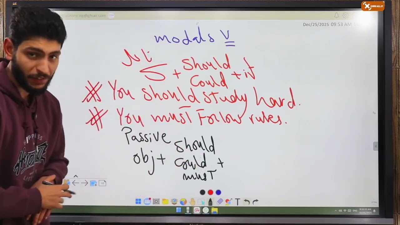 Middle two final revision المحاضرة الثانية الصف الثاني الاعدادي المراجعة النهائية