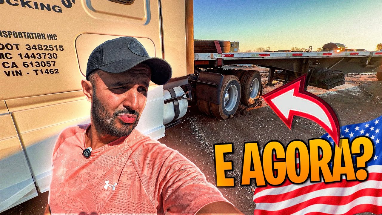 CAMINHÃO ATOLADO!! O QUE VOU FAZER? 🥵🇺🇸