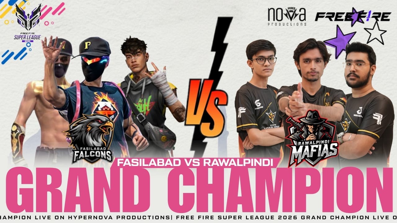 FFSL 2026 LIVE 🔥 | GRAND CHAMPIONS | CS CHAMPIONS VS BR CHAMPIONS |  @FreeFireEsportsPakistan​
