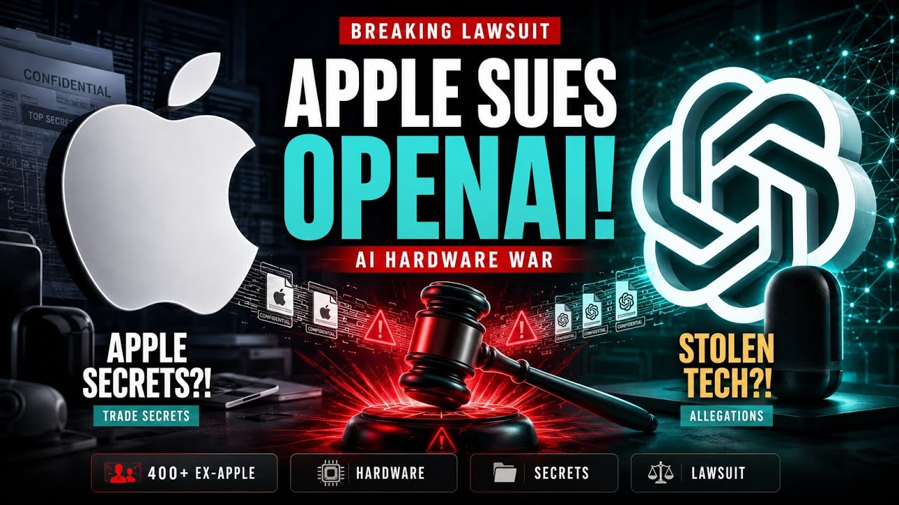 Apple Just SUED OpenAI&hellip; And The Allegations Are Wild 😳🍎🤖