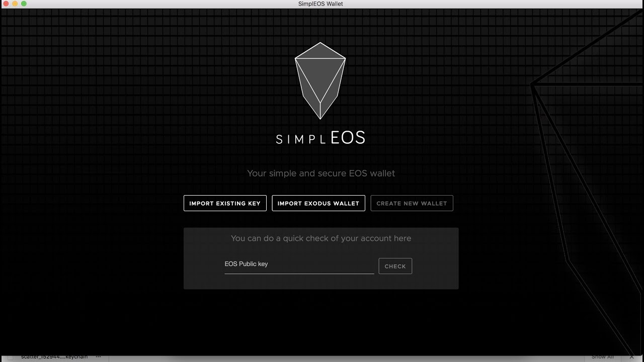 SimplEOS Wallet | Greymass EOS Wallet | Scatter EOS Wallet | Atidium Trybe EOS Dapps