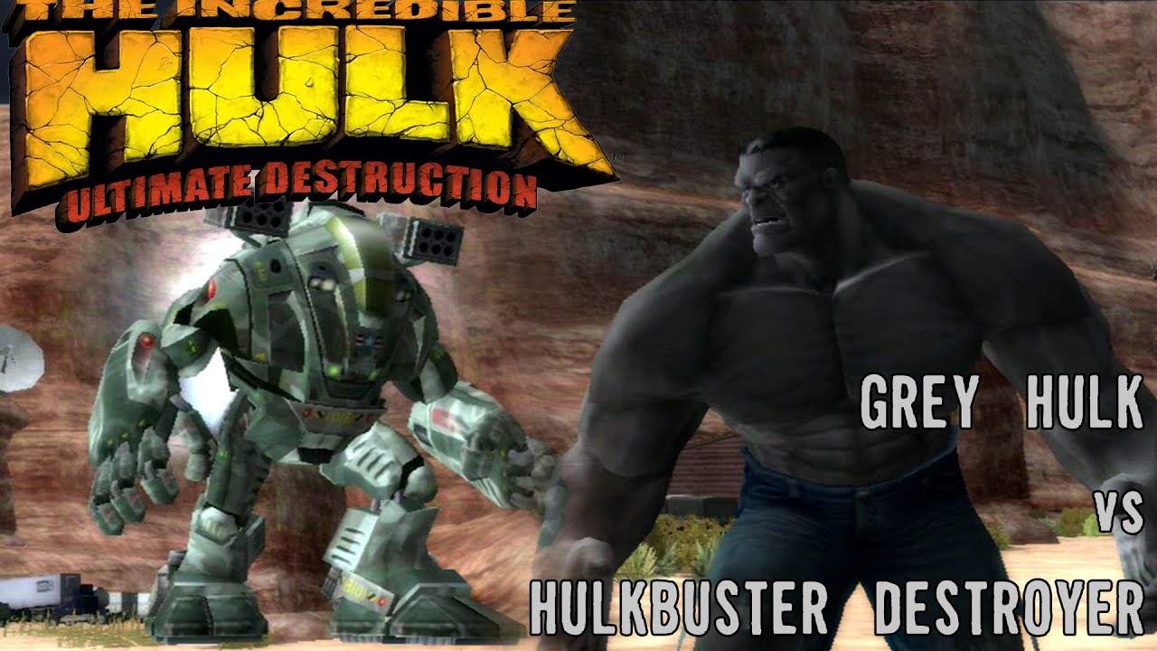 The Incredible Hulk: Ultimate Destruction [XBOX] - Grey Hulk vs Hulkbuster Destroyer