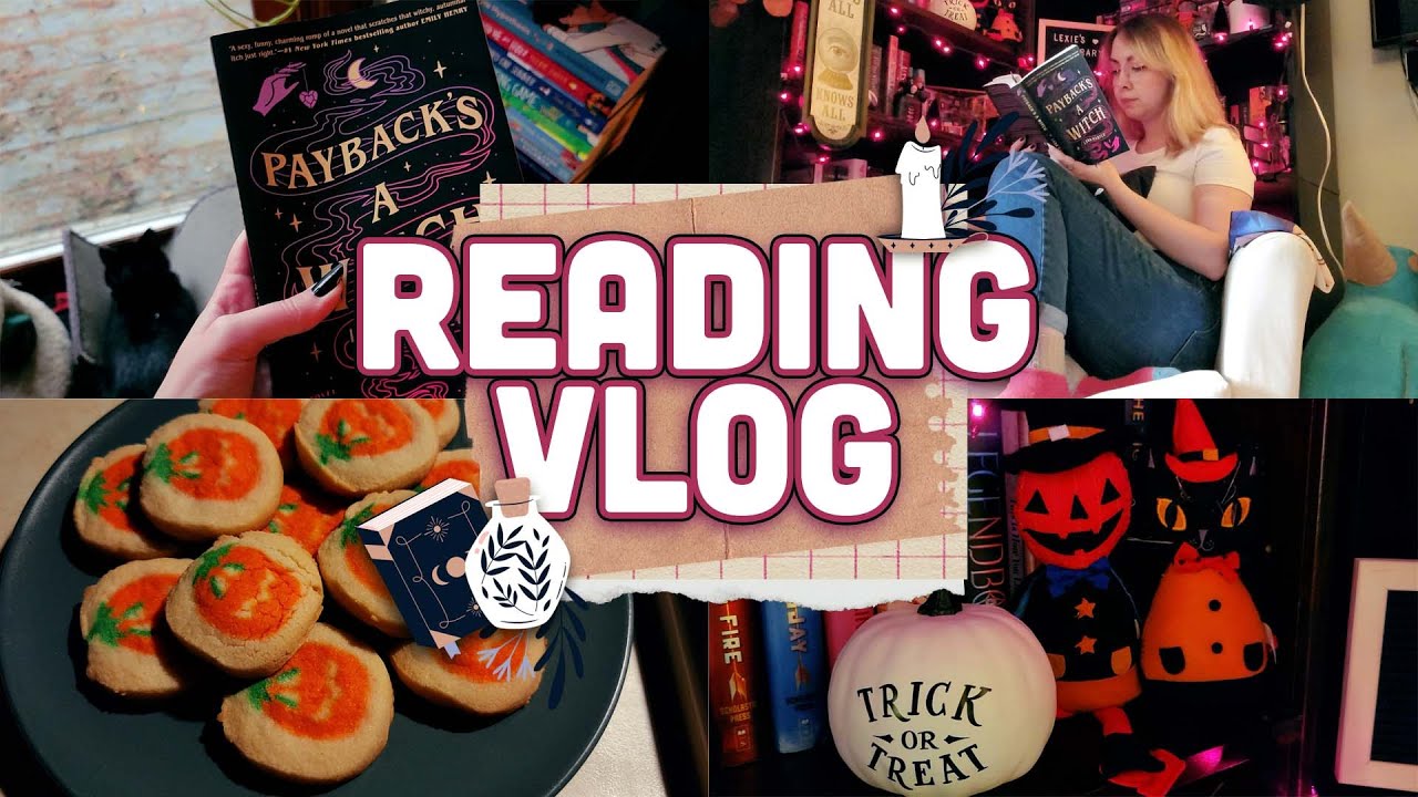 Spooky, Cozy Reading Vlog! ✨
