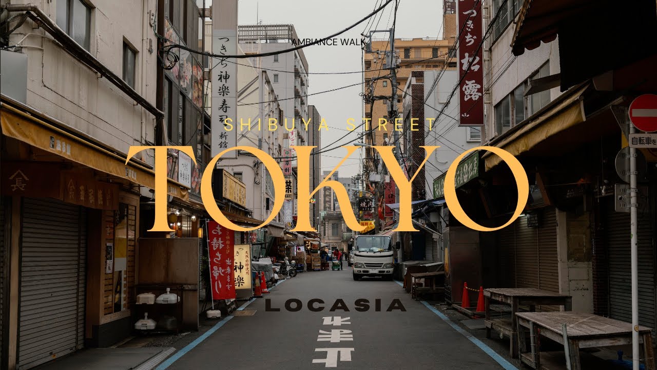 Tokyo Daytime Ambiance Walk 4K | No Talking | City Sounds